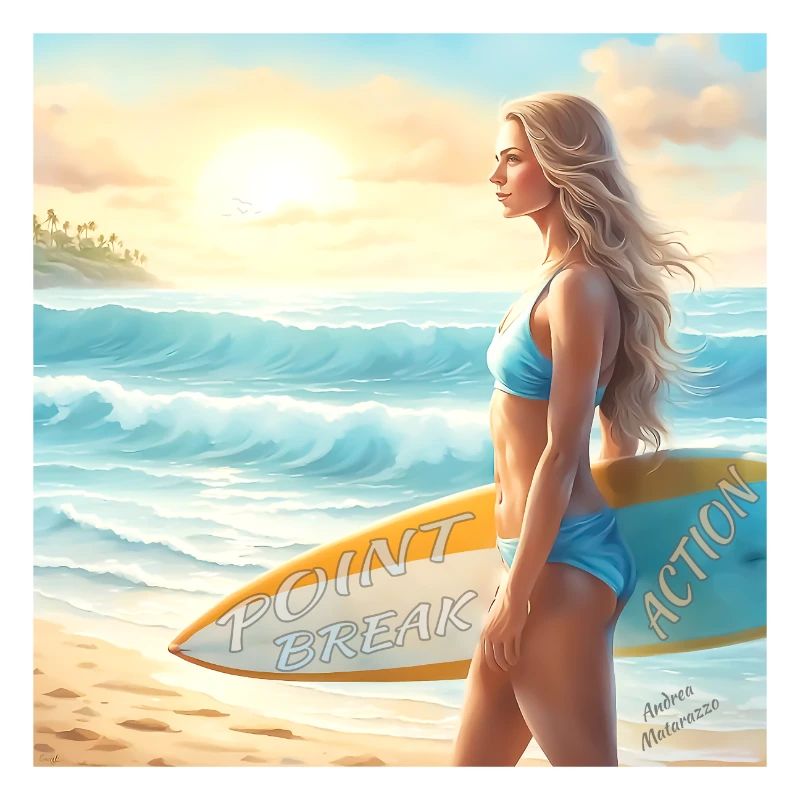 Mädchen Action Surf Point Break 2