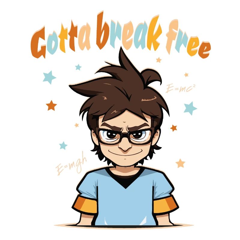 Nerd Nerd Geek Computer Freak - Gotta break free