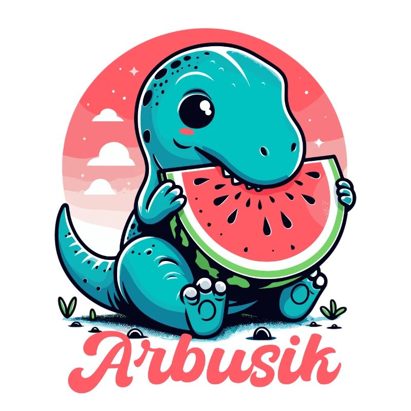 Mignon T-Rex Pastèque Arbusik Cadeau