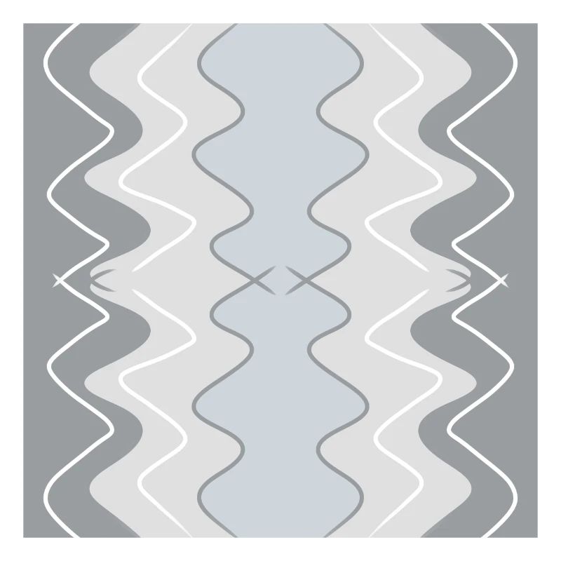 Vagues verticales grises