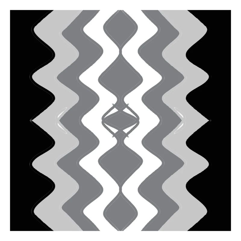 Zig Zag Vertical Grey