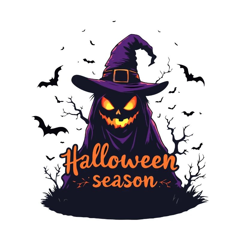 Conception de la saison d’Halloween – Evil Jack-o'-Lantern Wit