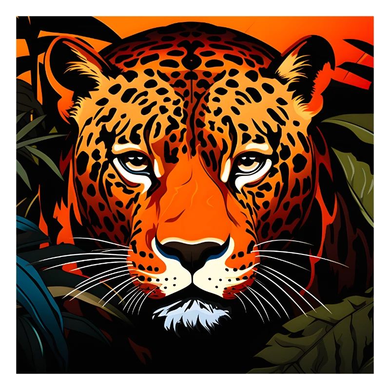 Leopard Graphique Sauvage