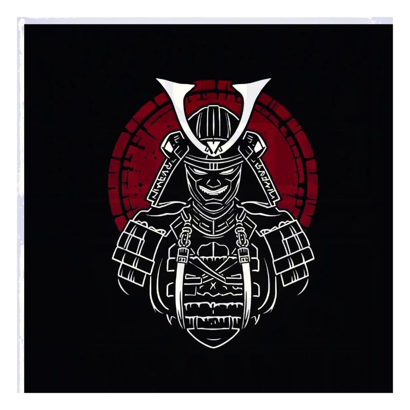 Samurai helmet with red crest
