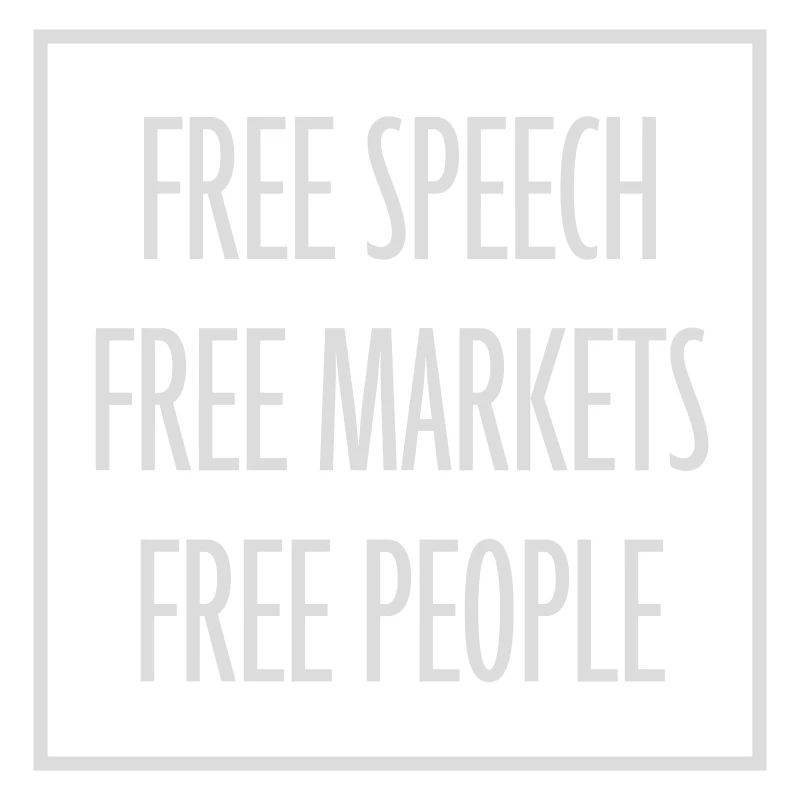 Marché de la liberté d’expression Peuple Libertarian Freedom Logo