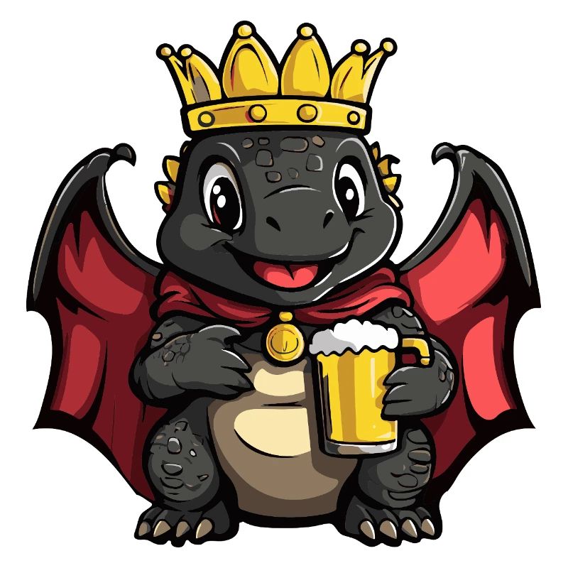 Dinosaur Stegosaurus Beer King