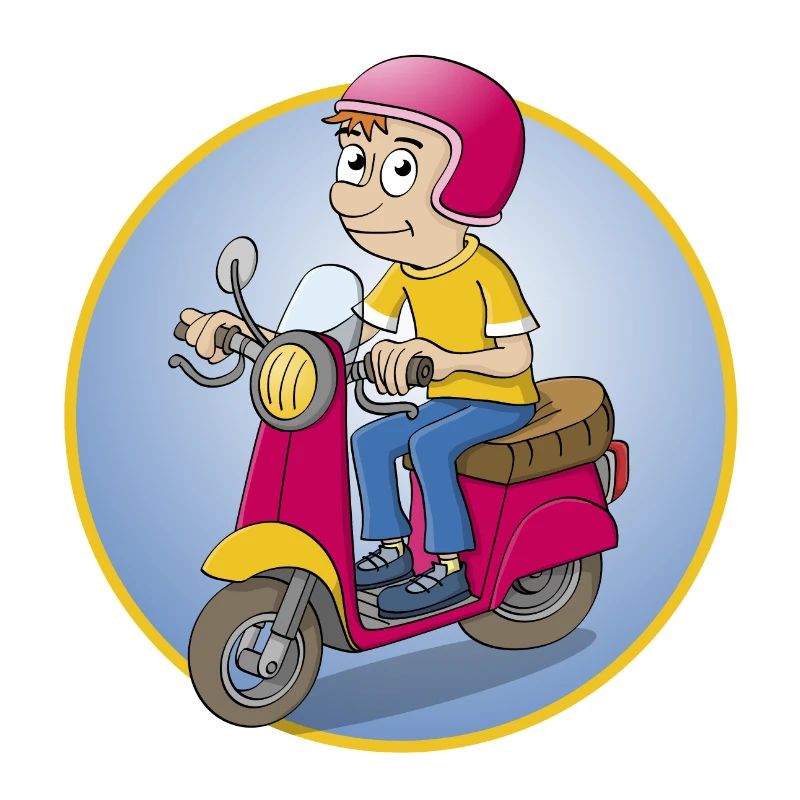 Der Rollerfahrer - Version1