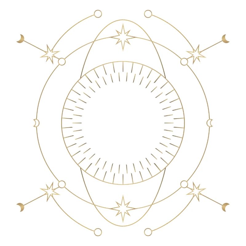 Conception de l’orbite du cercle d’étoile dorée