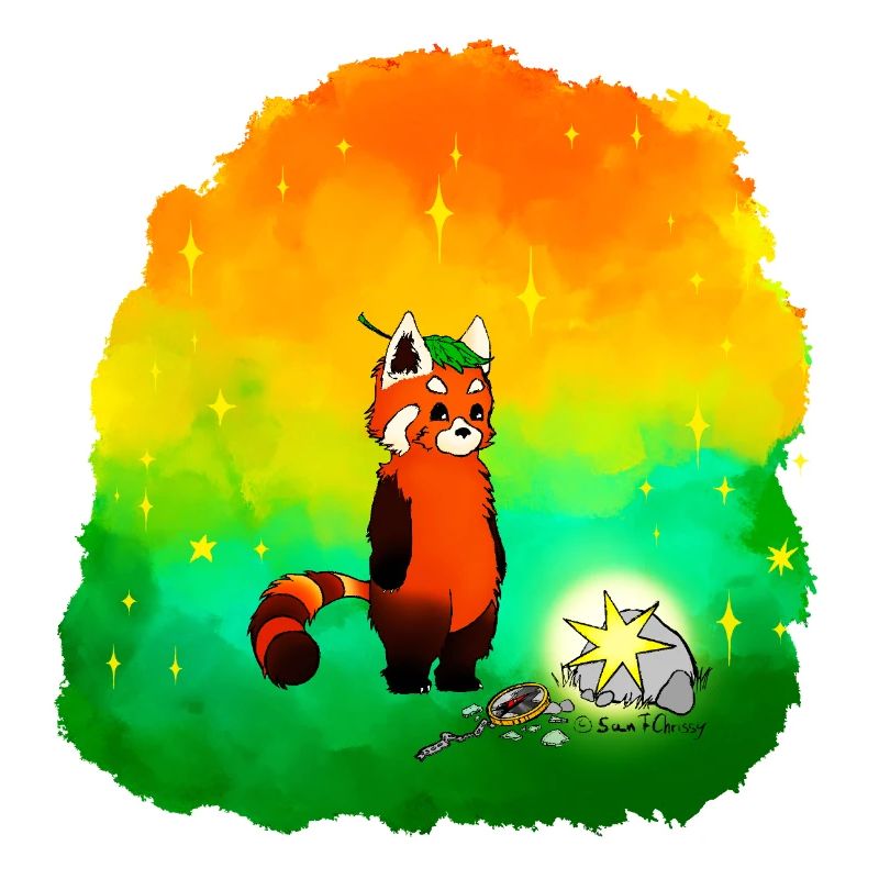 Cercatore Stellare Panda Rosso