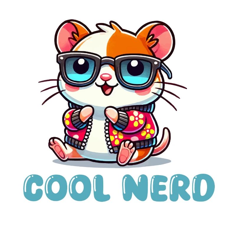 hamster comic cool nerd