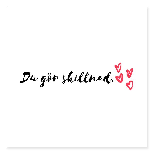 Du gör skillnad
