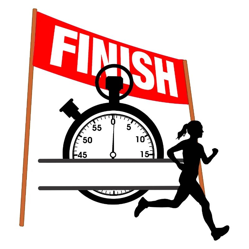 Temps d’arrivée des coureuses – Record de la course