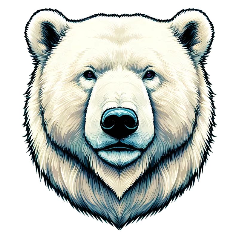 White polar bear