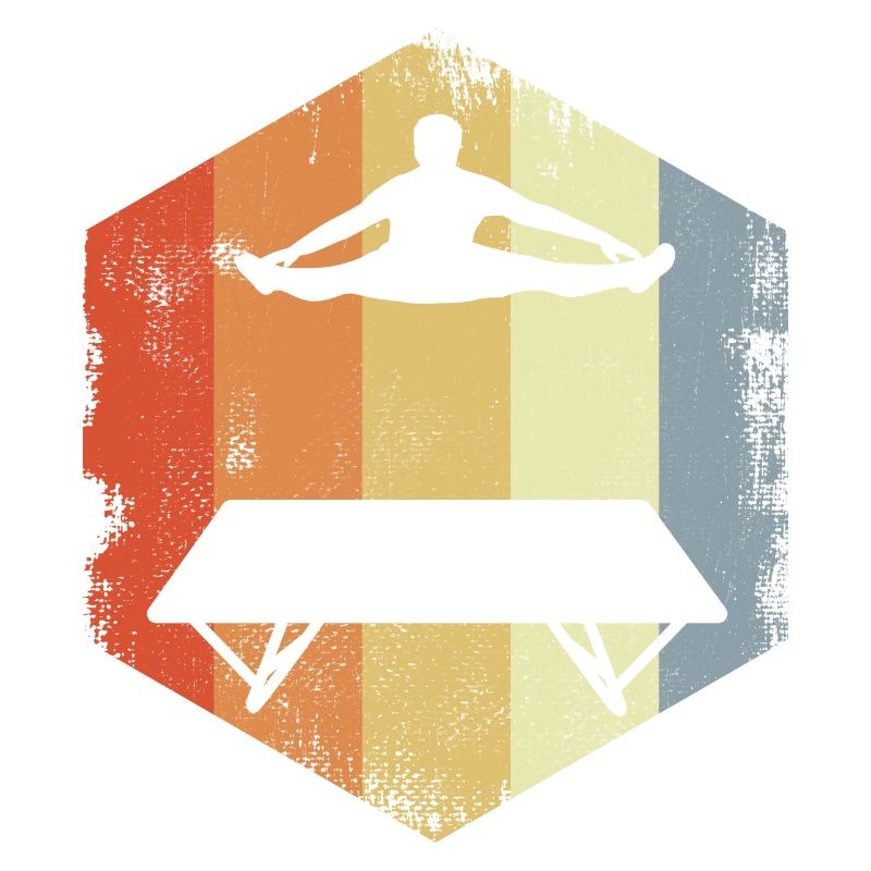 Trampoline athlete sketch