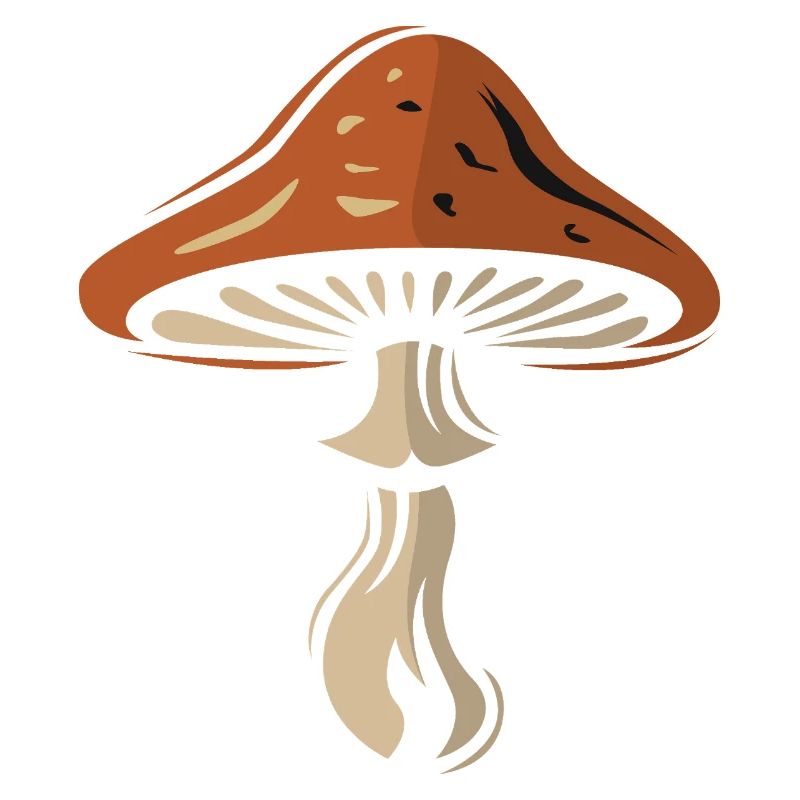 Toadstool Symbol - Nature and Mushrooms