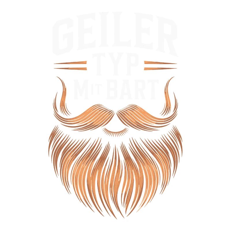 Geiler Typ Mit Bart Bartträger Barbier Vollbart