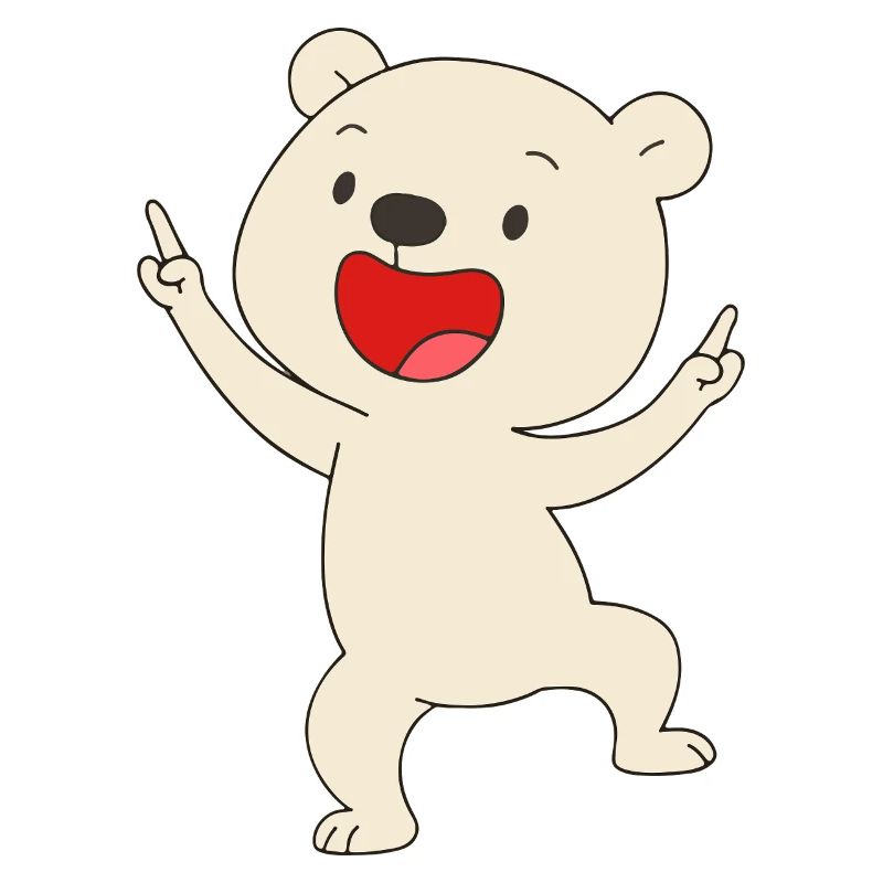 Tanzender Eisbär