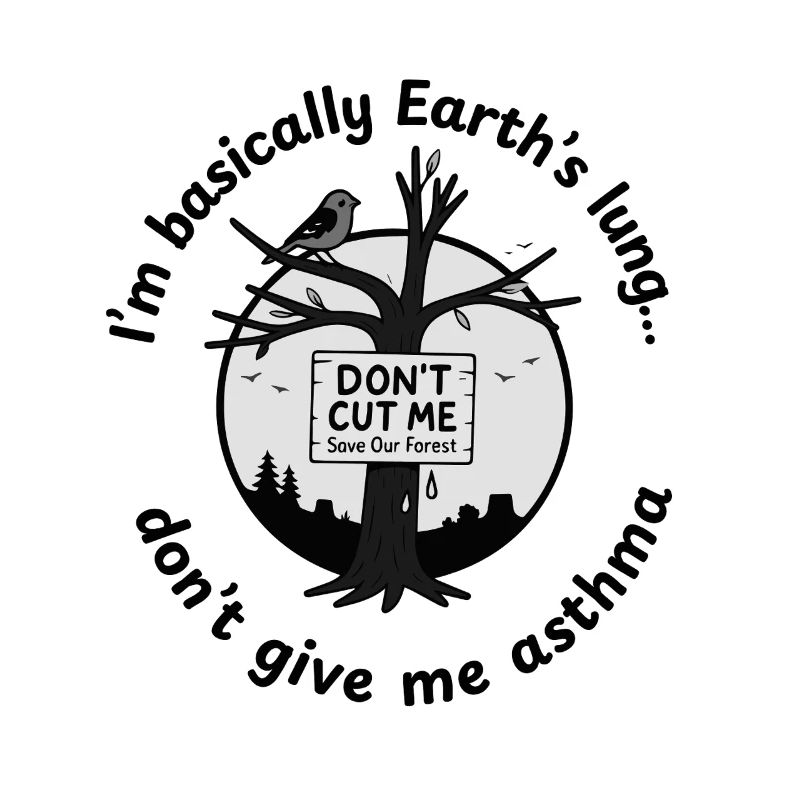 I’m Basically Earth’s Lung – Eco black