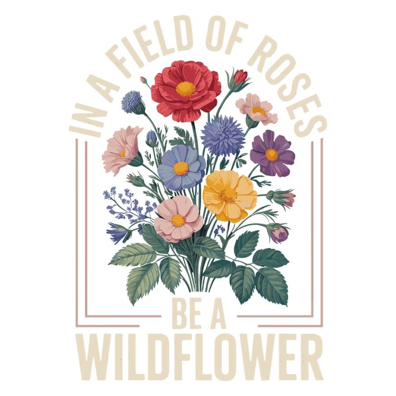 Wildblumen Spruch