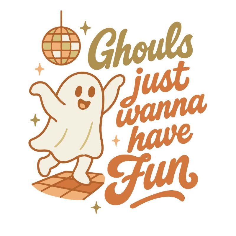 Les goules veulent juste s’amuser Conception d’Halloween