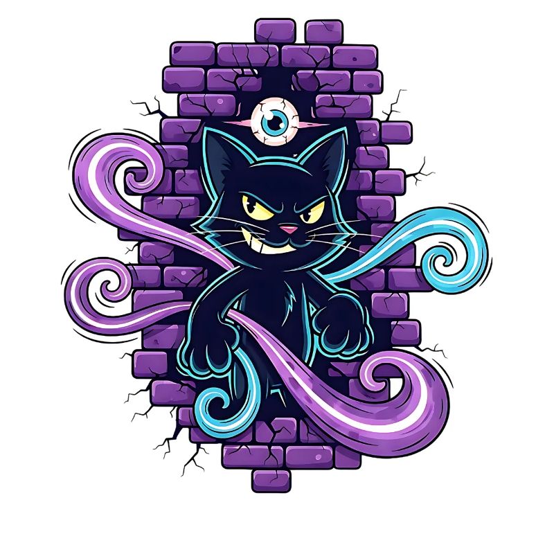 Magic Cat - Magic Cat with All-Seeing Eye