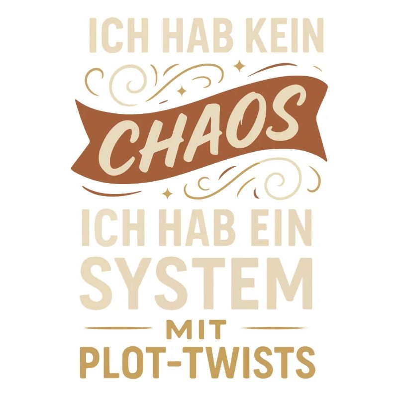 Kein Chaos – Ein System mit Plot-Twists Spruch
