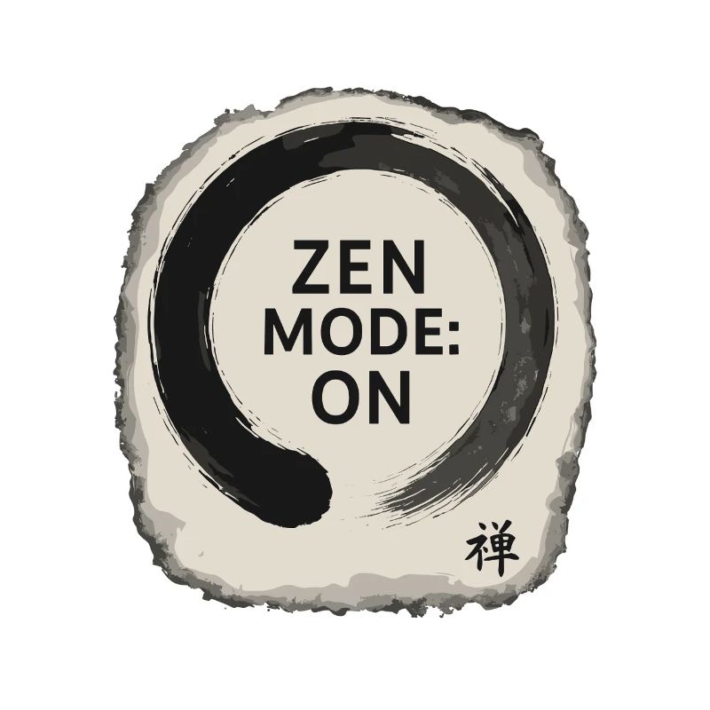 Mode Zen activé – Conception minimaliste de la pleine conscience