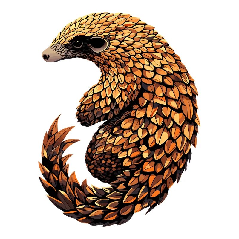 Pangolin Pangolin Pine Cone Pangolins