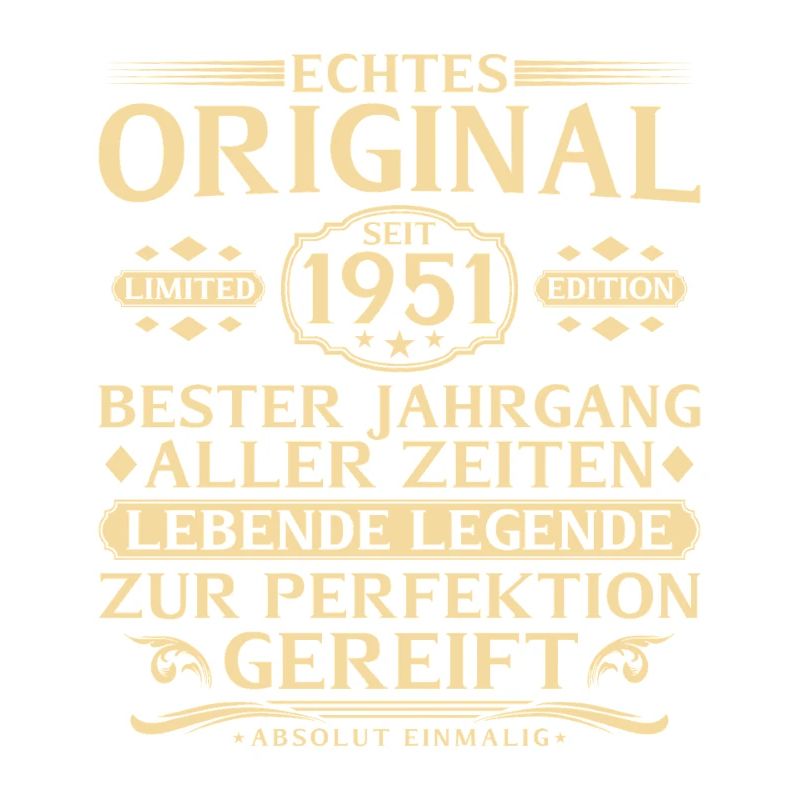 75. Geburtstag Echtes Original seit 1951