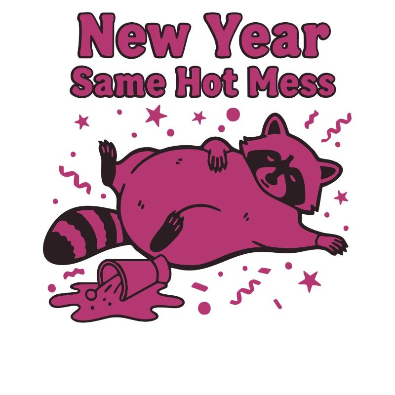 Neujahr Same Hot Mess Celebration 2025