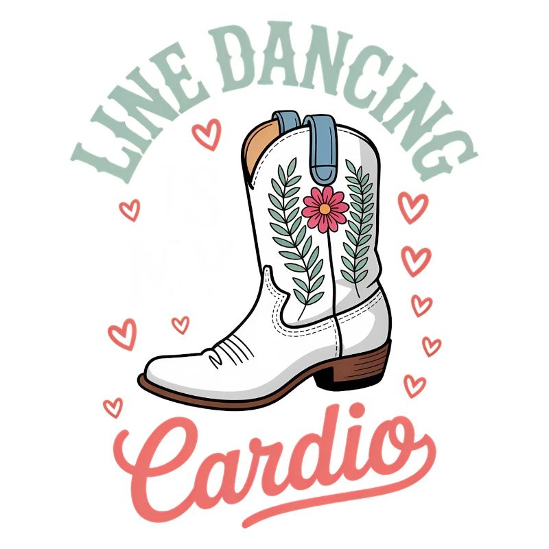 Line Dancing Sprüche Lustiges Line Dance Geschenk 