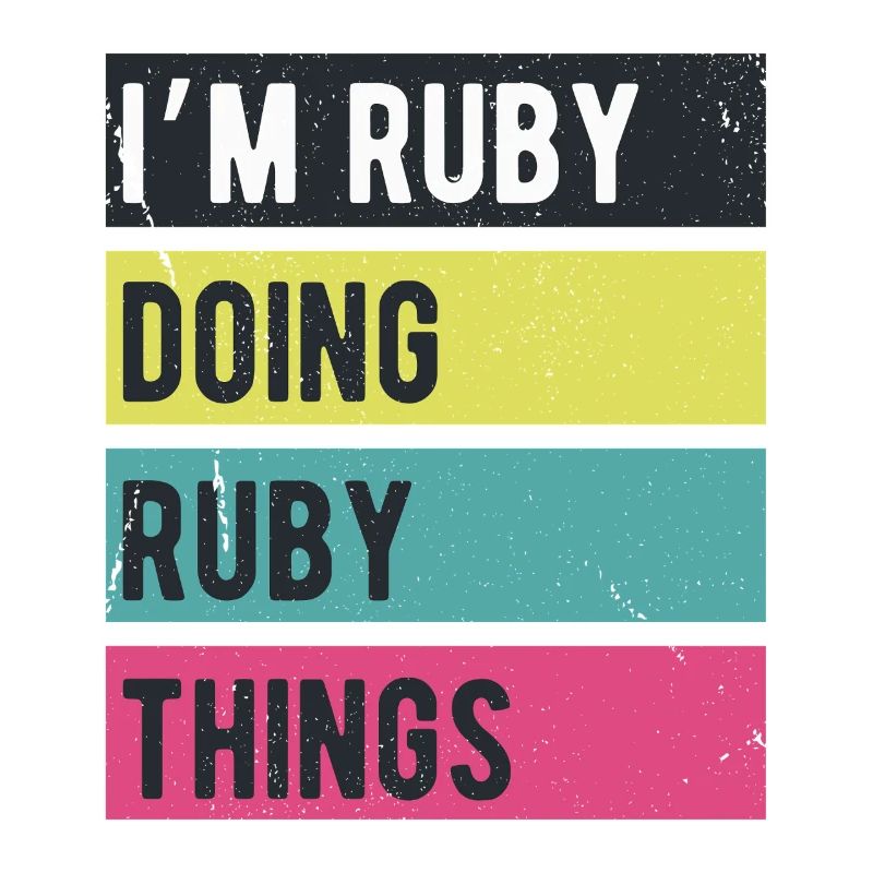 Ich bin Ruby und mache Rubin-Dinge in Retro-Farben