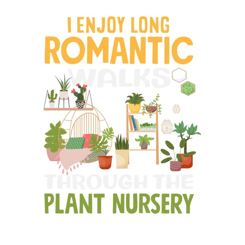 Romantic walks through the nursery