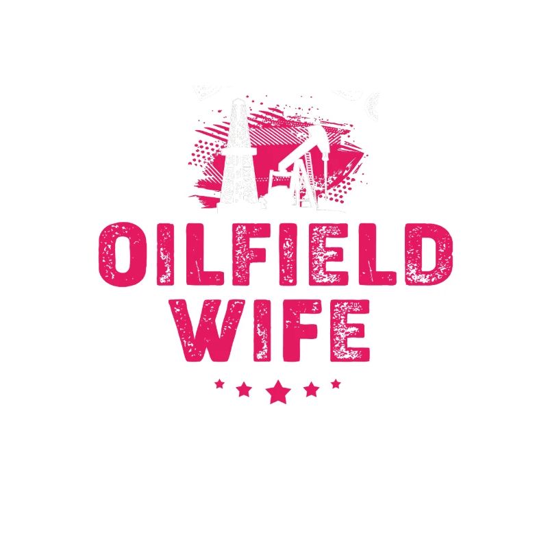 Ölfeld Ehefrau Bohrinsel Ölbohrinsel