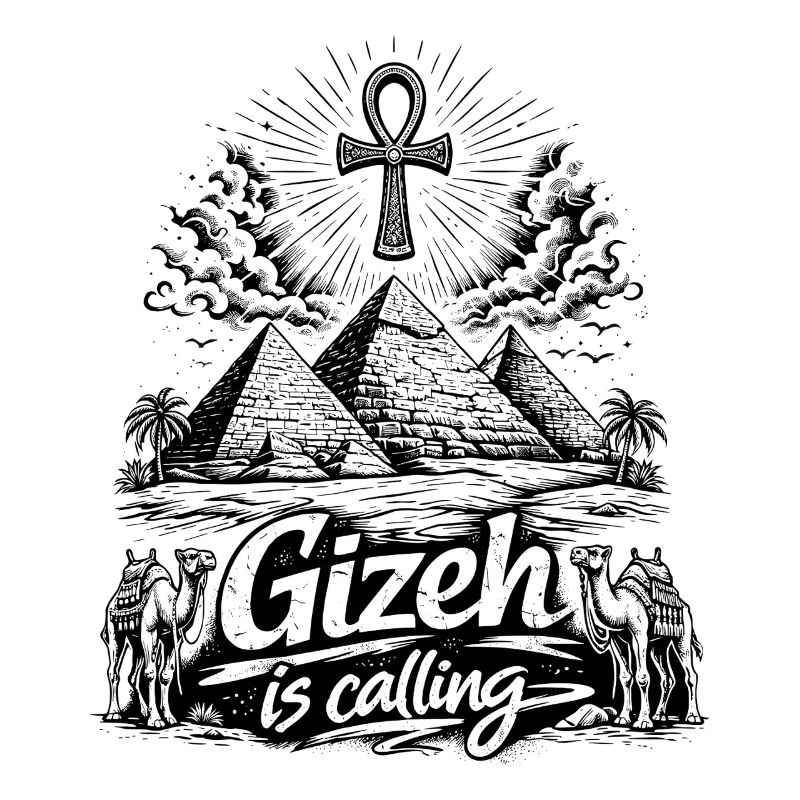 Gizeh is calling Ägypten Pyramiden Reise