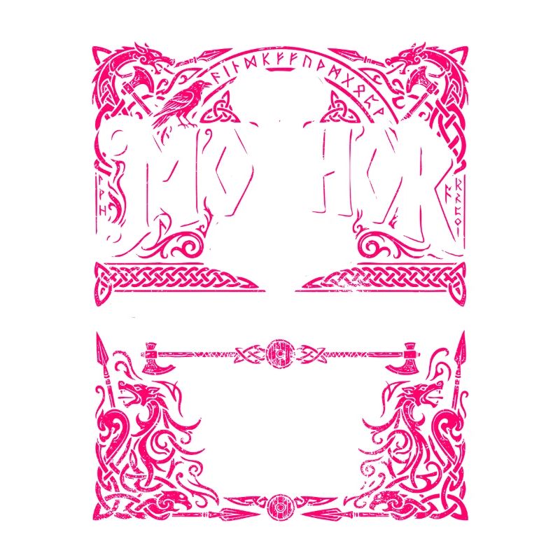 Mothor Wikinger Mutter Thor Hammer Spruch