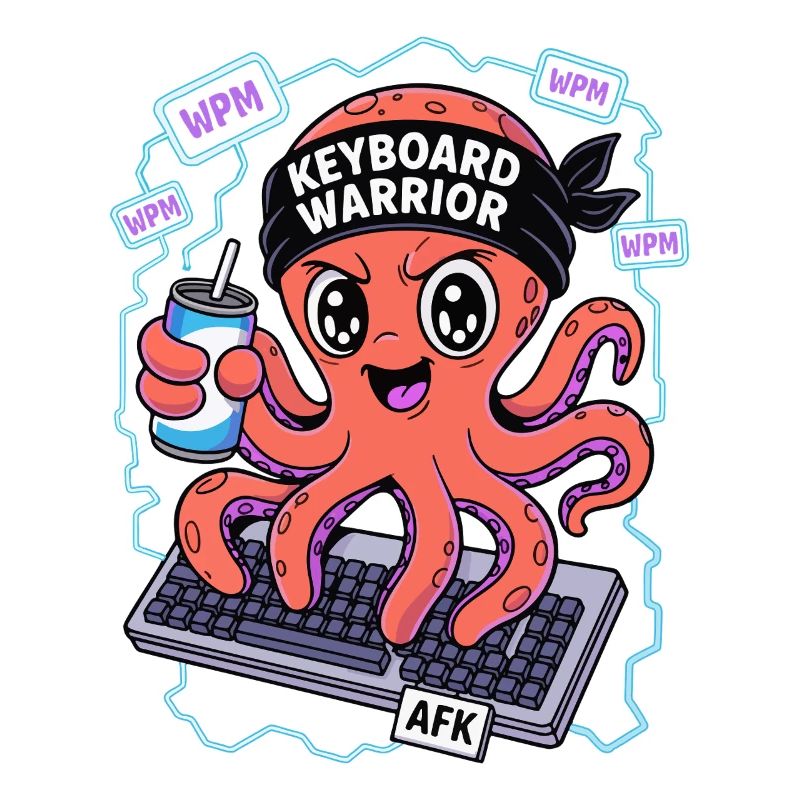 Keyboard Warrior Squid