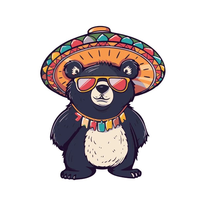 Sombrero drôle de Bear Comic