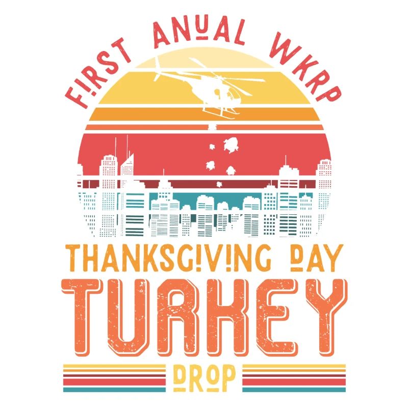 Thanksgiving Turkey Drop Retro Gift