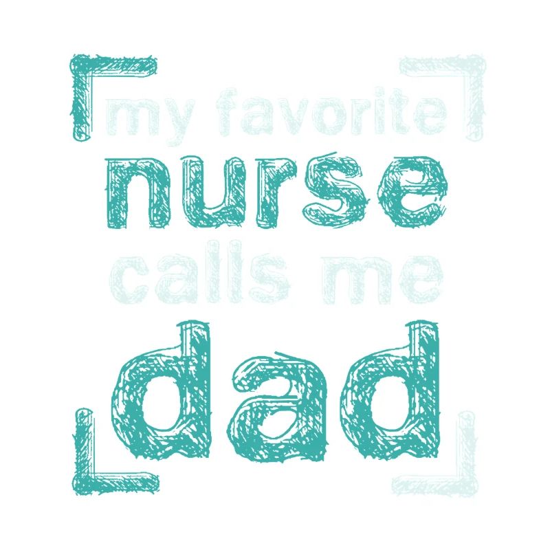 Stolzer Papa einer Krankenschwester