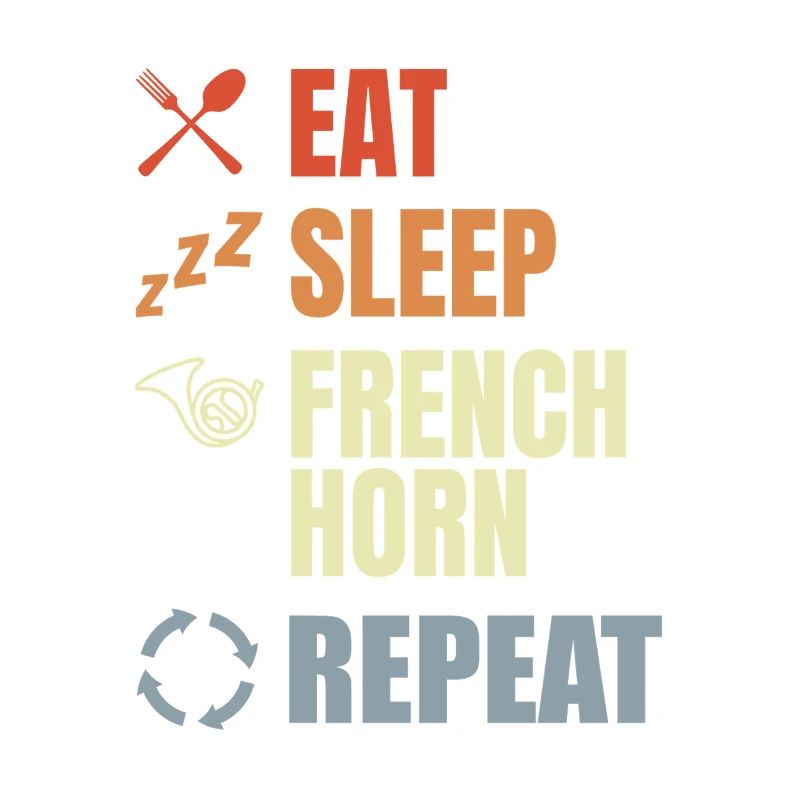 Mange Dorme, cor français, répéter