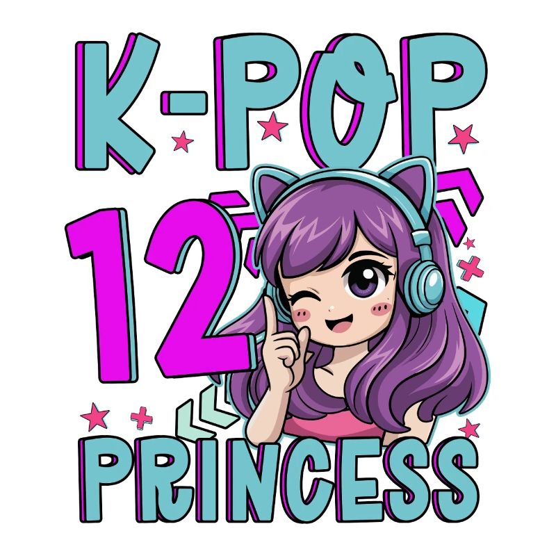 Princesse K-Pop Anniversaire de 12 ans