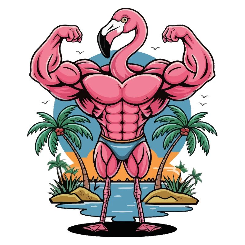 Muscle Flamingo