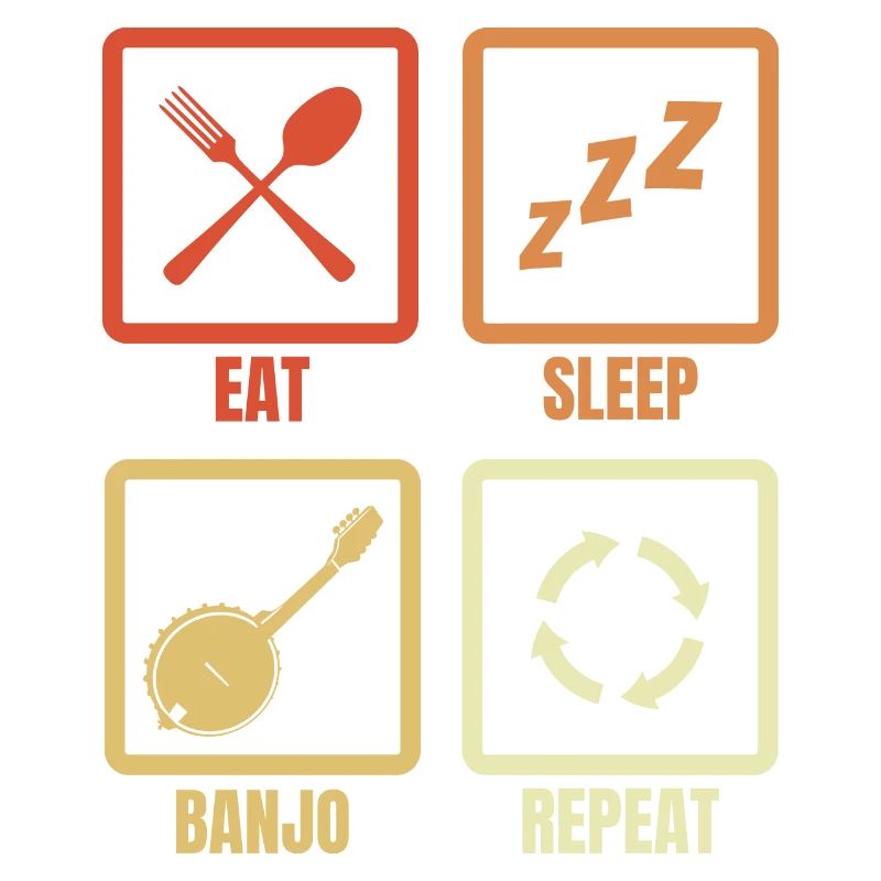 Manger Sommeil Banjo Répéter