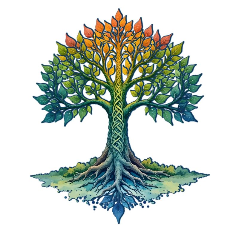 Regenbogenbaum des Lebens