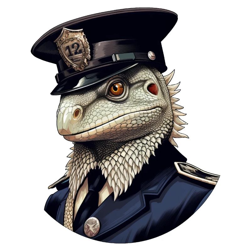 Polizei Eidechsen