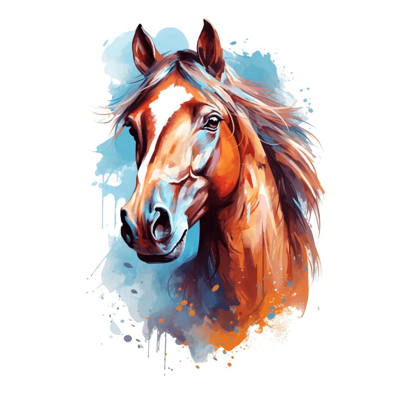 Conception du cheval Aqaurell