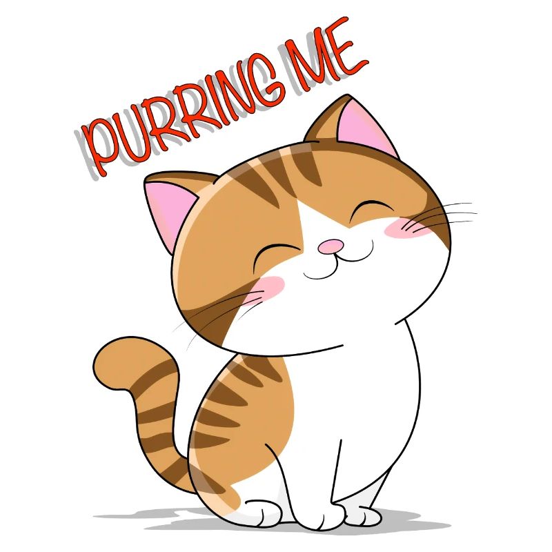 Purring me cat