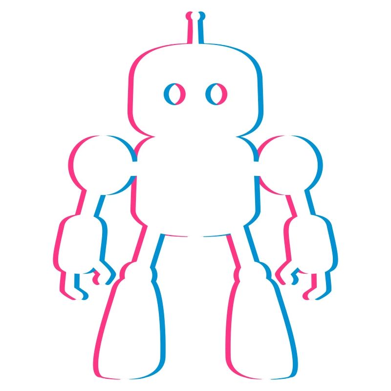 Robot 3D Effect – Future Meets AI Design