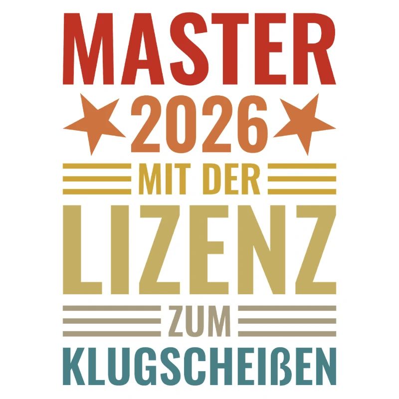 Master 2026 mit der Lizenz zum Klugscheißen